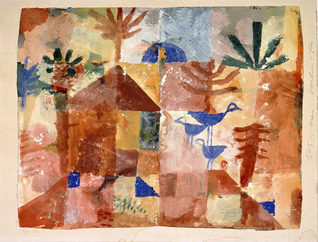 Landscape with Bluebirds Paul Klee